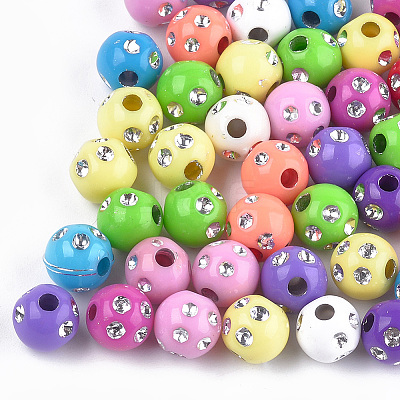 Plating Acrylic Beads X-PACR-T006-01A-1