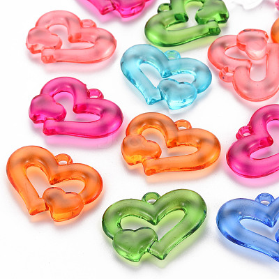 Transparent Acrylic Beads TACR-S154-57B-1