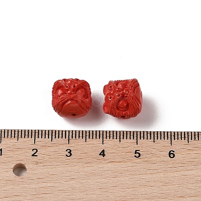 Synthetic Coral Carved Beads CORA-C001-03-1