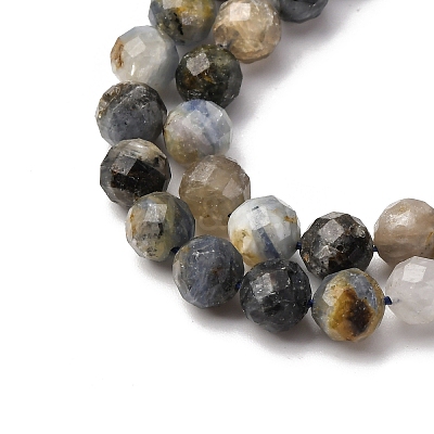 Natural Kyanite Beads Strands G-RM2025-A45-6mm-A-1