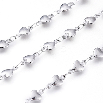Tarnish Resistant 304 Stainless Steel Link Chains CHS-G014-19P-1