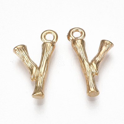 Brass Pendants KK-S348-331Y-1
