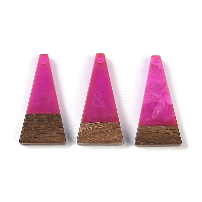 Resin & Wood Pendants WOOD-F015-03A-1