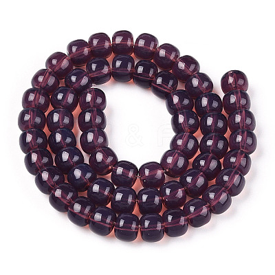 Imitation Jade Glass Beads Strands GLAA-NH0002-A04-1