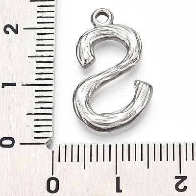 304 Stainless Steel Pendants STAS-N117-01P-S-1