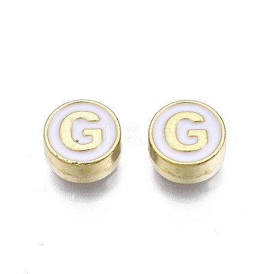 Alloy Enamel Beads X-ENAM-N052-006-01G-RS-1