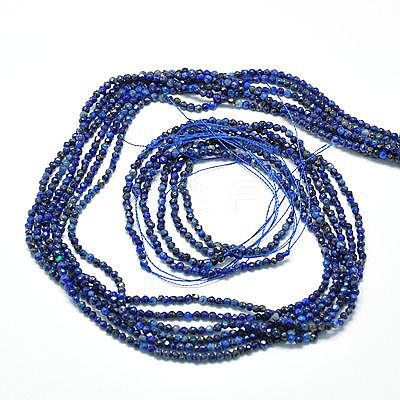 Natural Lapis Lazuli Beads Strands G-J002-13-1