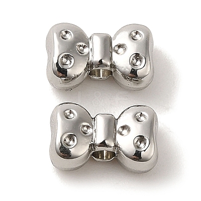 Rack Plating Alloy Beads PALLOY-P304-24P-1