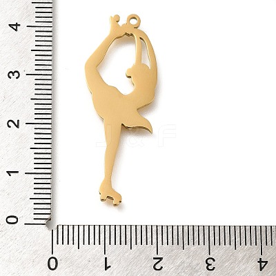 304 Stainless Steel Pendants STAS-R131-11G-03-1