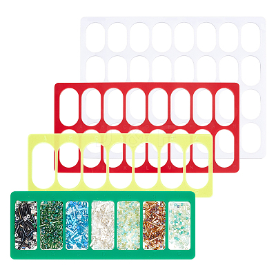 4Pcs 4 Styles Acrylic Divider Board AJEW-NB0005-95-1