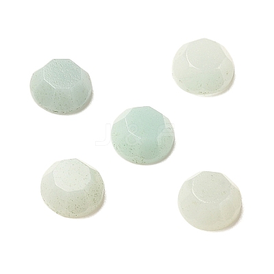 Natural Flower Amazonite Cabochons G-B146-01C-1