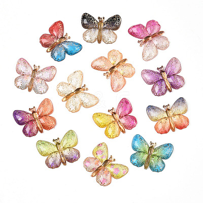Printed Translucent Acrylic  Pendants OACR-T028-23C-1