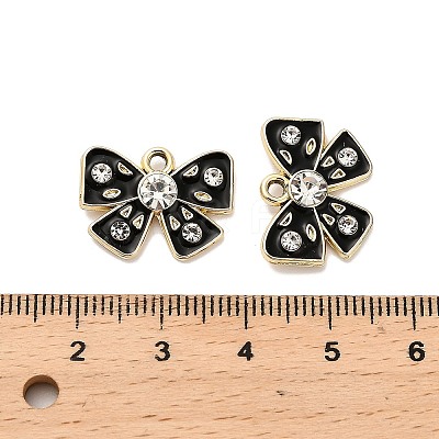 Alloy Rhinestone Pendants FIND-I043-06G-1
