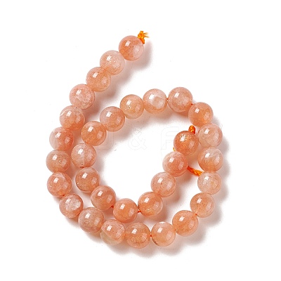 Natural Sunstone Beads Strands G-A205-28A-1