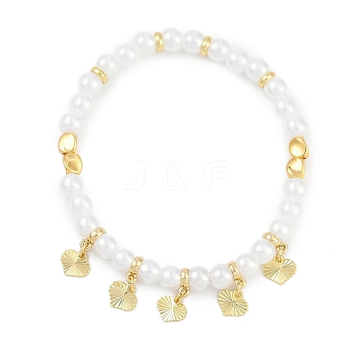Rack Plating Brass Stretch Bracelets BJEW-P341-10B-G-1