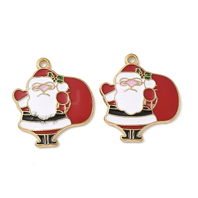 304 Stainless Steel Enamel Pendants STAS-L300-012G-18-1