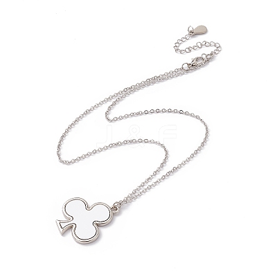 Sublimation Blank Aluminum Pendant Necklace LS-NJEW-E020-02P-04-1