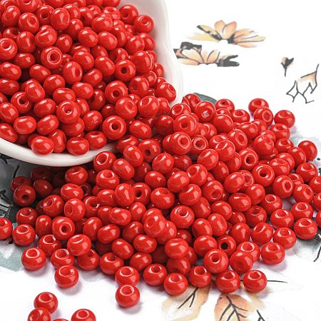 Imitation Jade Glass Seed Beads SEED-Z001-A-B12-1