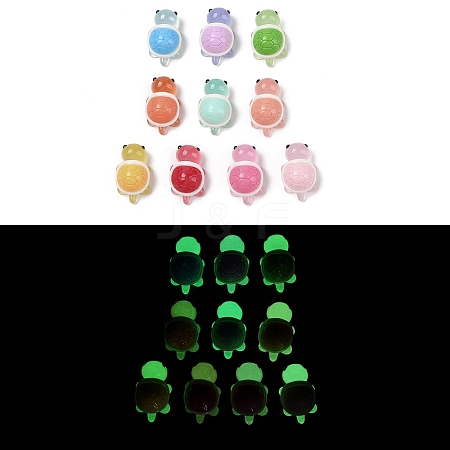 Luminous Opaque Resin Decoden Cabochons RESI-Q230-06-1