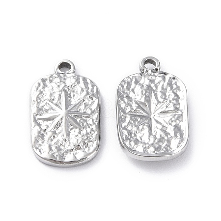 Non-Tarnish 304 Stainless Steel Pendants STAS-P324-27P-1