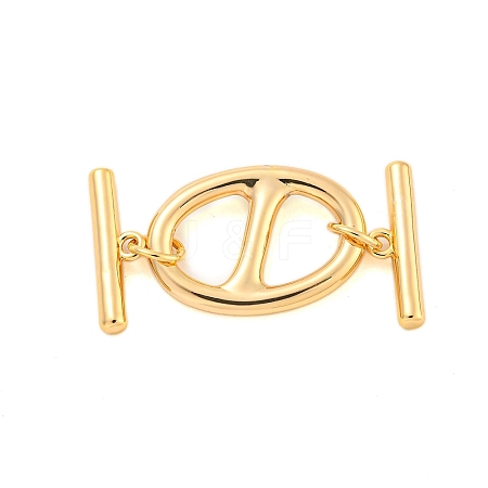 Brass Toggle Clasps KK-A223-03G-1