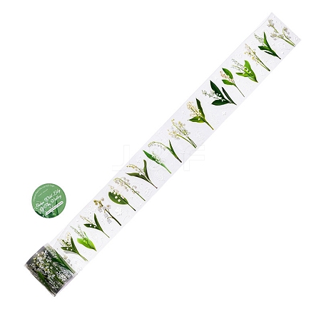 Flower PET Adhesive Tape DIY-P084-B01-1