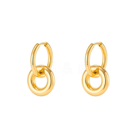 304 Stainless Steel Hoop Dangle Earrings for Women BL8973-1-1