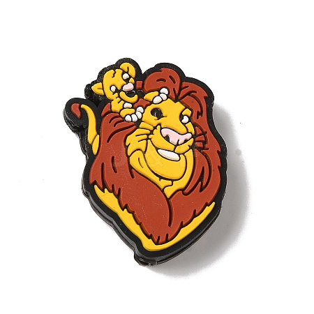 Lion Silicone Focal Beads SIL-G011-05-1