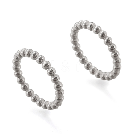 Tarnish Resistant 304 Stainless Steel Linking Rings STAS-L224-055A-P-1