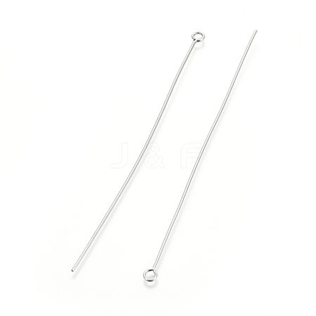 304 Stainless Steel Eye Pins X-STAS-G190-14P-A-1