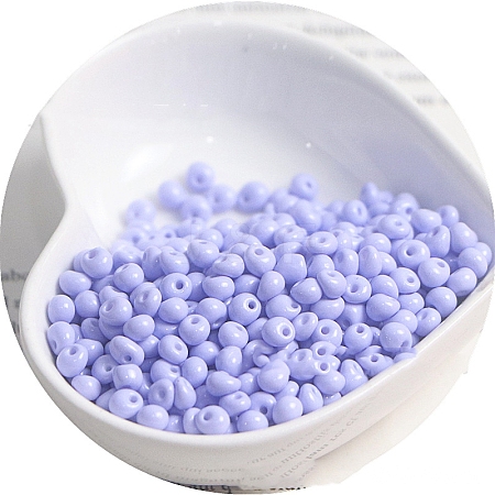 Macaron Baking Paint Glass Seed Beads PW-WGB8861-21-1