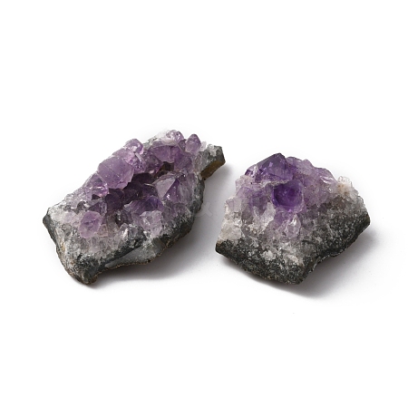 Natural Drusy Amethyst Display Decorations G-WH0021-31A-1