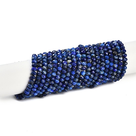 Natural Lapis Lazuli Beads Strands G-P553-F04-04-1