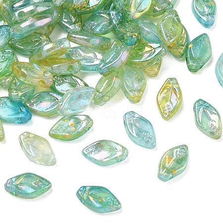UV Plating Transparent Acrylic Beads AC-CBA81FF-08B-1