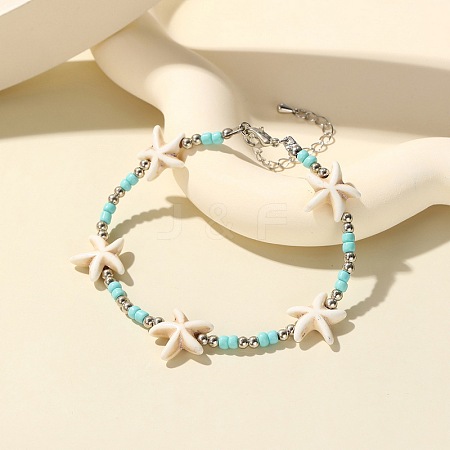 Bohemian Shell Beaded Bracelets JB7649-5-1