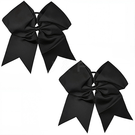 2Pcs Rubber Hair Ties MRMJ-SC0001-49B-1