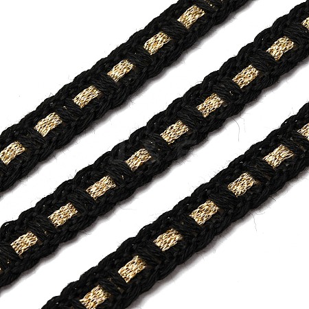 Polyester with Cotton Braided Lace Ribbon OCOR-Z007-05A-1