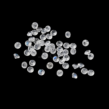 Faceted Natural White Moonstone Cabochons G-I295-05C-18A-06-1