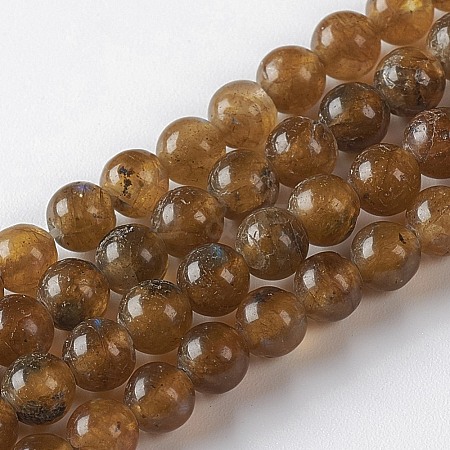 Natural Labradorite Beads Strands G-G813-02-1