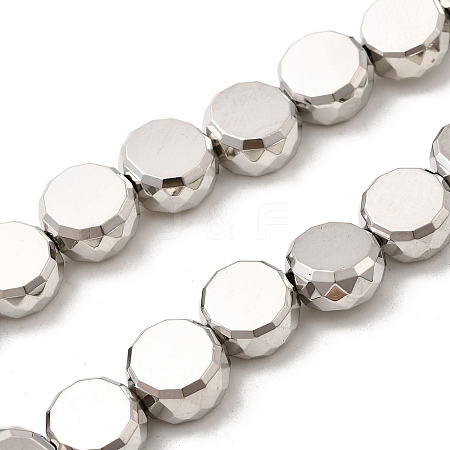 Electroplate Glass Beads Strands EGLA-F166-04C-P-1