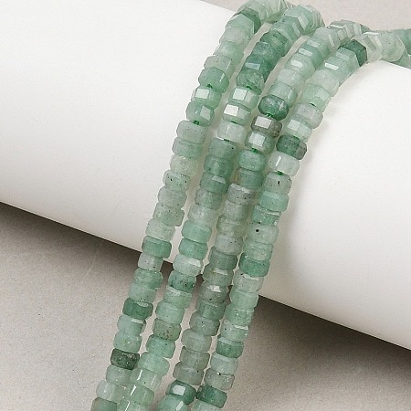 Natural Green Aventurine Beads Strands G-G345-C28-2x4mm-1