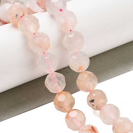 Natural Cherry Blossom Agate Beads Strands G-C150-B04-01-1