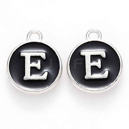 Platinum Plated Alloy Charms LS-ENAM-S118-02E-P-1
