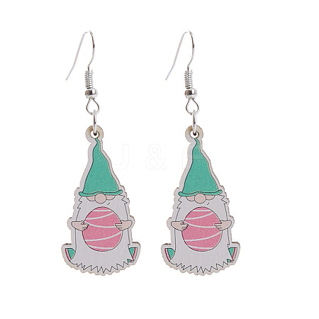 Easter Acrylic Dangle Earrings FS-WG15F89-09-1