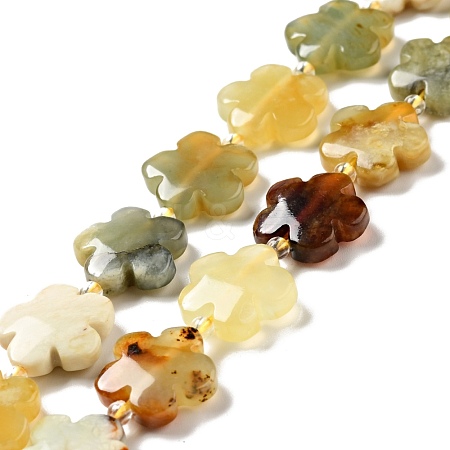 Natural Xiuyan Jade Beads Strands G-D475-02C-1