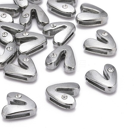 Letter Slider Beads for Watch Band Bracelet Making LS-ALRI-O012-V-NR-1