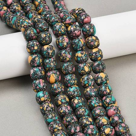 Natural Agate Beads Strands G-U030-D01-12mm-1
