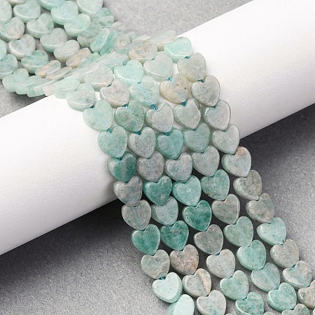 Natural Amazonite Beads Strands G-M403-A53-02-1