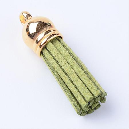 Faux Suede Tassel Pendant Decorations FIND-T002-B32-1