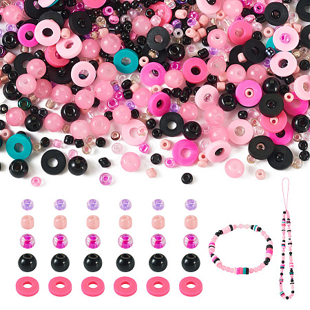 DIY Beads Jewelry Making Finding Kits DIY-TAC0009-10F-1